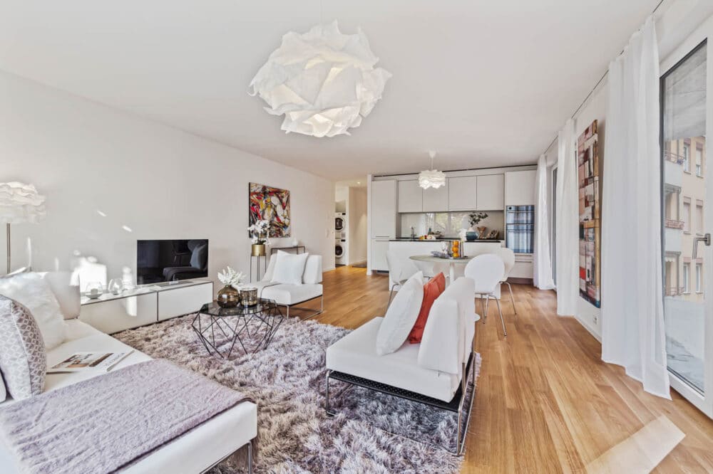 Am Schaffhauserplatz Wohnzimmer 2