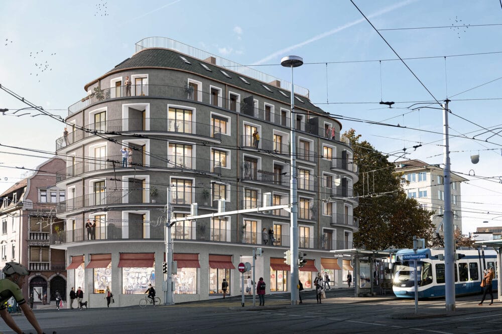 Am Schaffhauserplatz Ansicht